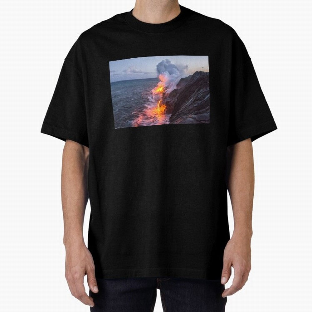 Kilauea Volcano Lava Flow Sea Entry 3 The Big Island Hawaii1 Classic T-Shirt Honor Football Greatness during the FIFA World Cup 2026 Journey through Haaland and Mbappe Highlights, Portugal Pride, Fan Favorite Moments, National Team Passion, Big