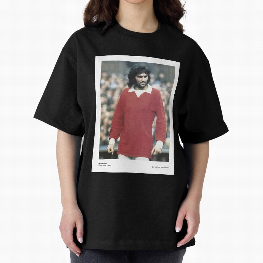 George Best Manchester United1 Oversized T-Shirt Honor Champions and Dreams in Global Football Passion for FIFA World Cup 2026 USA Canada Mexico, Featuring Mbappe, Germany, Stadium Memories, Football Loyalty, International Chants and Championship