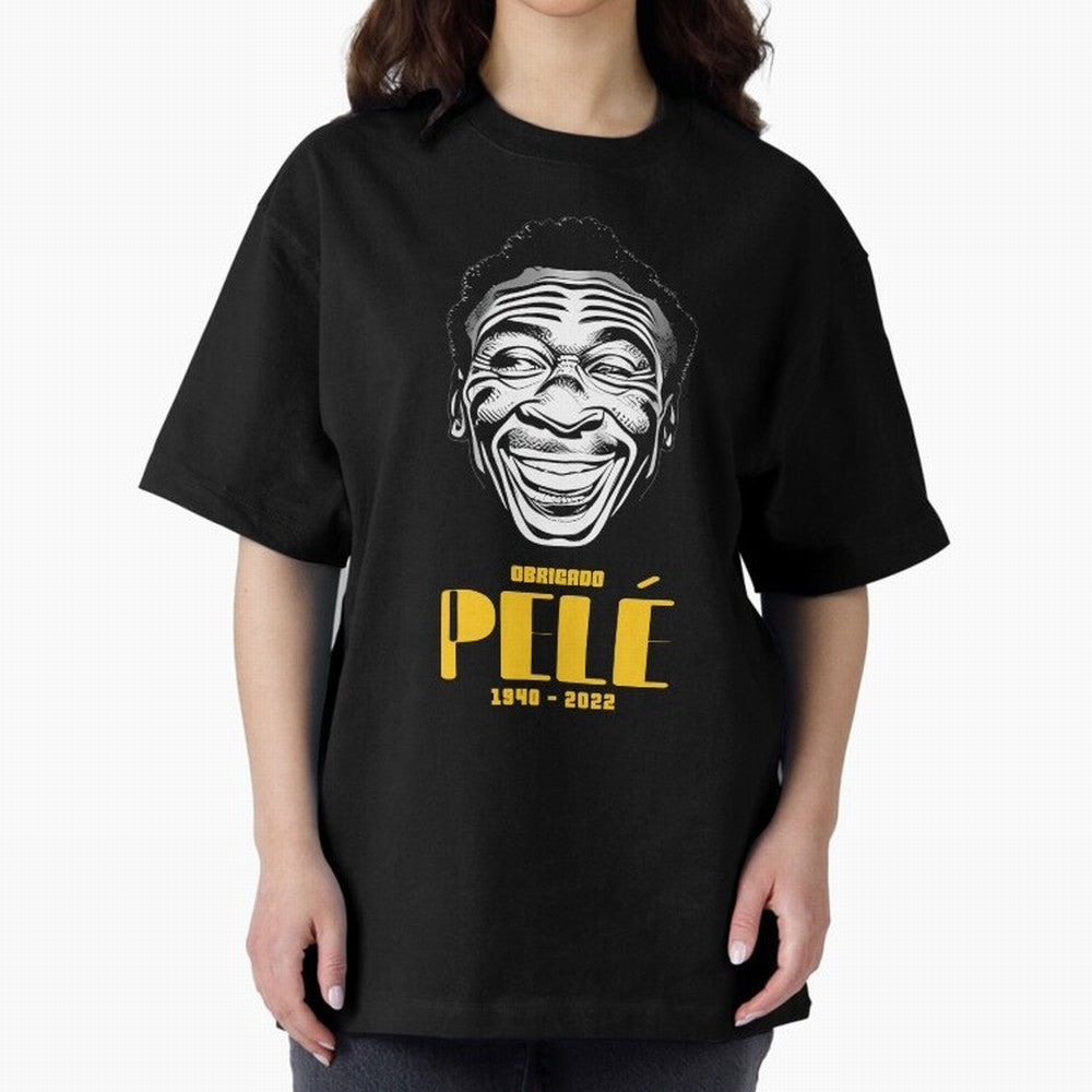 Pel¨¦ O Rei | Obrigado Pel¨¦ Essential T-Shirt Celebrate Global Passion for Global Football Passion for FIFA World Cup 2026 Group Stage, Featuring Messi and Cristiano Ronaldo, England, Football Passion, Legendary Performances, Festival Vibes and
