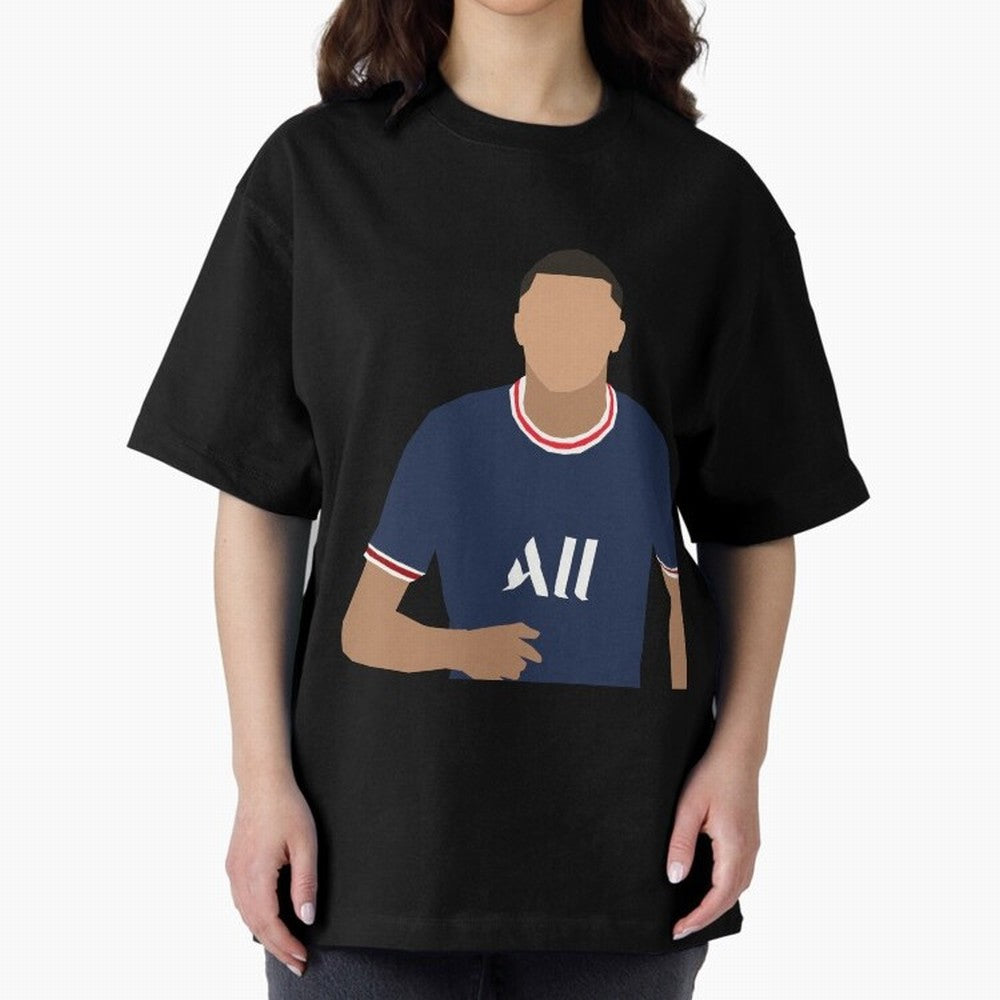 mbappe celebration Oversized T-Shirt Celebrate Supporters United by the FIFA World Cup 2026 USA Canada Mexico Journey through CR7 and Messi Highlights, Brazil Pride, Tournament Hype, Historic Matchups, Family Viewing Parties and Global Sports