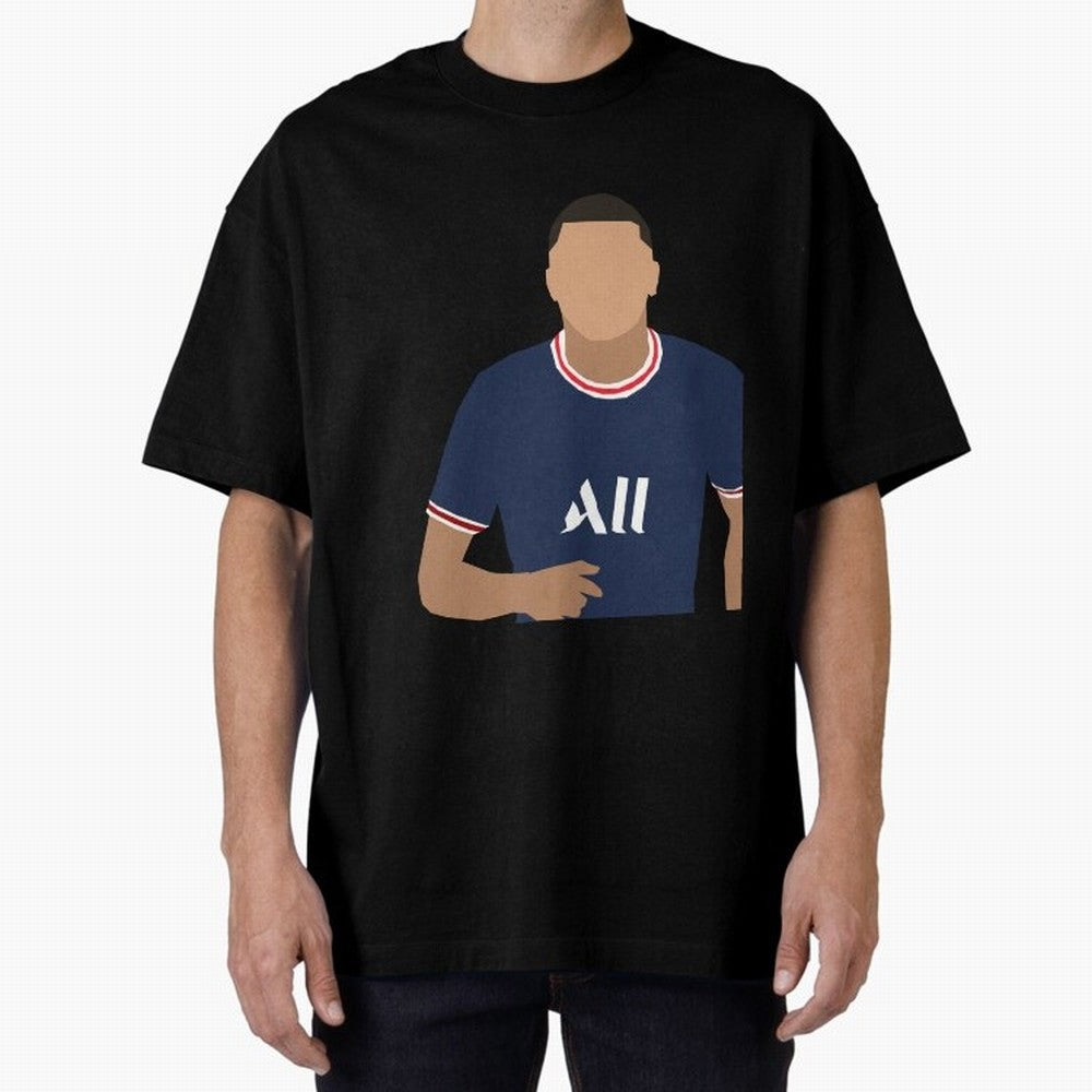 mbappe celebration Oversized T-Shirt Celebrate Supporters United by the FIFA World Cup 2026 USA Canada Mexico Journey through CR7 and Messi Highlights, Brazil Pride, Tournament Hype, Historic Matchups, Family Viewing Parties and Global Sports