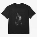 Art Neymar Wallpaper Graphic T-Shirt Support Iconic Players in Global Football Passion for FIFA World Cup 2026, Driven by CR7, France and Portugal, Champion Mindset, Group Stage Buzz, Knockout Tension and Passionate Fan Culture; Perfect for