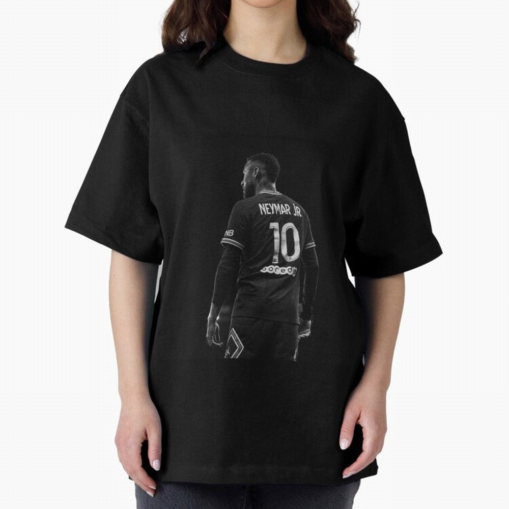 Art Neymar Wallpaper Graphic T-Shirt Support Iconic Players in Global Football Passion for FIFA World Cup 2026, Driven by CR7, France and Portugal, Champion Mindset, Group Stage Buzz, Knockout Tension and Passionate Fan Culture; Perfect for