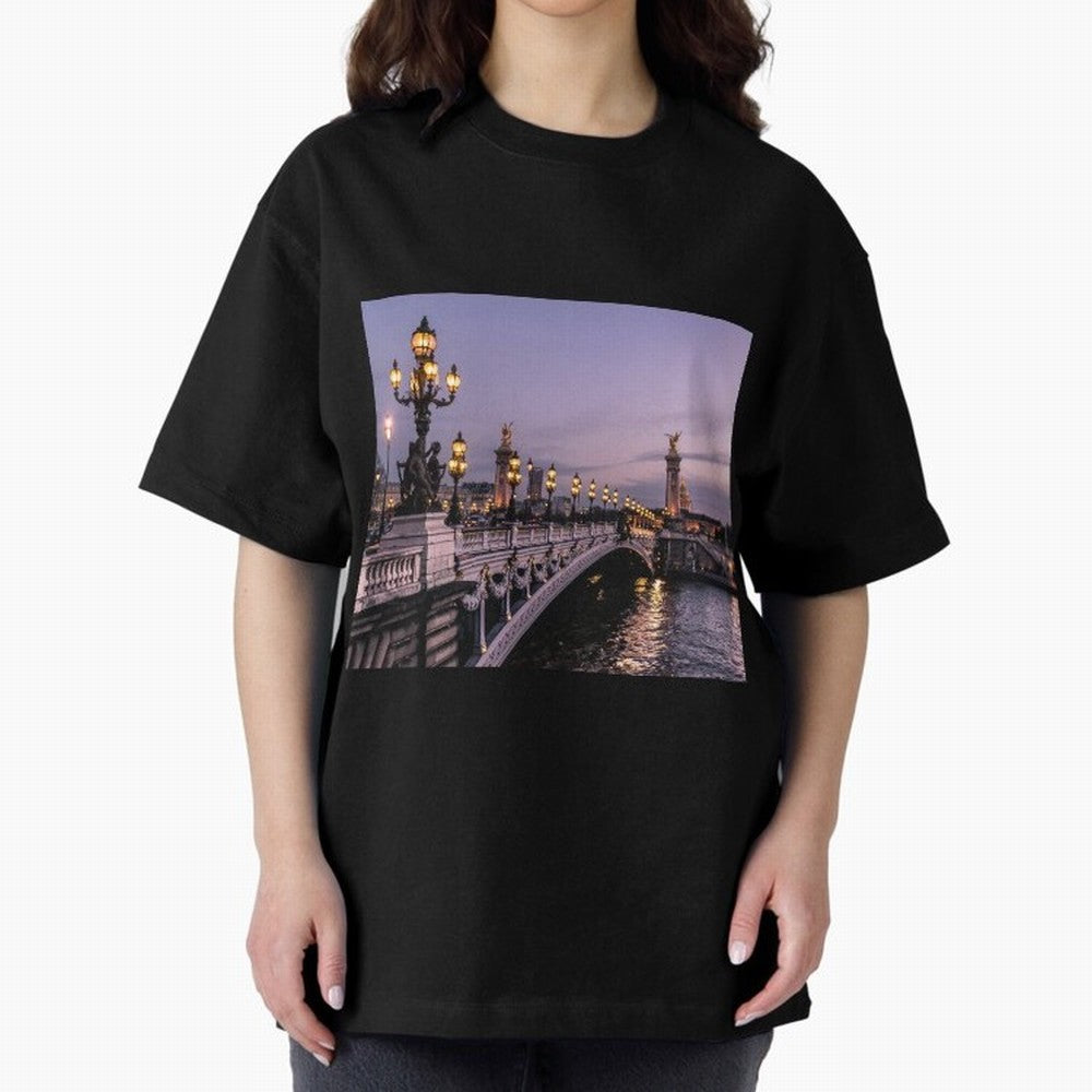 Paris view bridge Premium T-Shirt Feel International Energy from FIFA World Cup 2026 USA Canada Mexico Spirit, Filled with Argentina, Cristiano Ronaldo, Stadium Memories, Football Loyalty, International Chants and Championship Tradition; Created