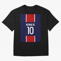 Neymar - Paris 2023 Graphic T-Shirt Represent Football Lovers during FIFA World Cup 2026 USA Canada Mexico Spirit, Featuring Brazil, Portugal and Argentina, Messi and Cristiano Ronaldo, Worldwide Fan Energy, Dramatic Goals, Stadium Lights and