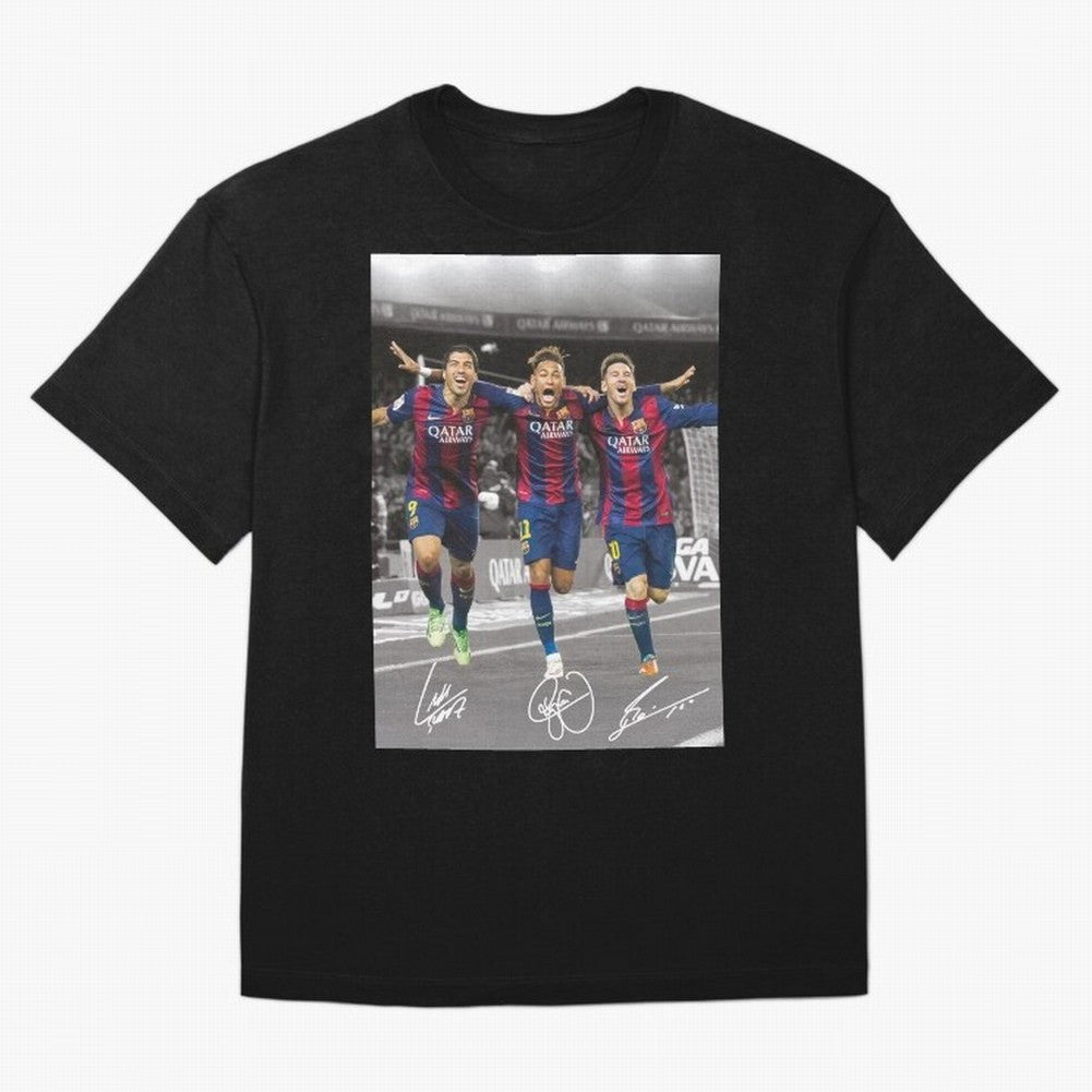 Messi Neymar Suarez Premium T-Shirt Bring the FIFA World Cup 2026 Journey through Neymar Highlights, Argentina, France and Brazil Pride, Champion Mindset, Group Stage Buzz, Knockout Tension and Passionate Fan Culture; Perfect for People Who Love