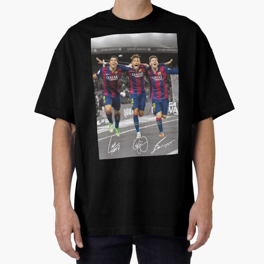 Messi Neymar Suarez Premium T-Shirt Bring the FIFA World Cup 2026 Journey through Neymar Highlights, Argentina, France and Brazil Pride, Champion Mindset, Group Stage Buzz, Knockout Tension and Passionate Fan Culture; Perfect for People Who Love