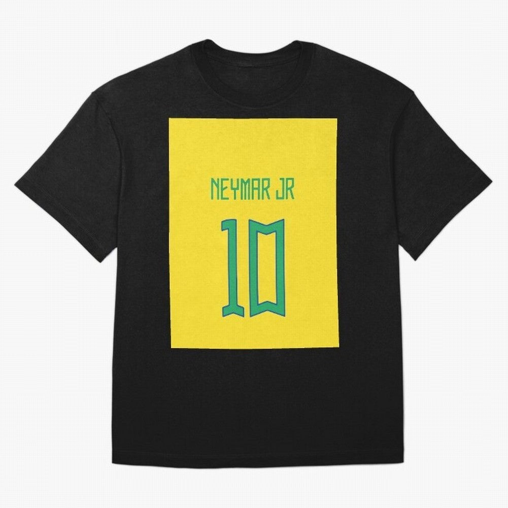 Neymar - Brazil 2022 Graphic T-Shirt Honor Football Greatness during FIFA World Cup 2026 Spirit, Inspired by England, France and Netherlands, CR7, Champion Mindset, Group Stage Buzz, Knockout Tension and Passionate Fan Culture; Great for Supporters