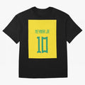 Neymar - Brazil 2022 Graphic T-Shirt Honor Football Greatness during FIFA World Cup 2026 Spirit, Inspired by England, France and Netherlands, CR7, Champion Mindset, Group Stage Buzz, Knockout Tension and Passionate Fan Culture; Great for Supporters