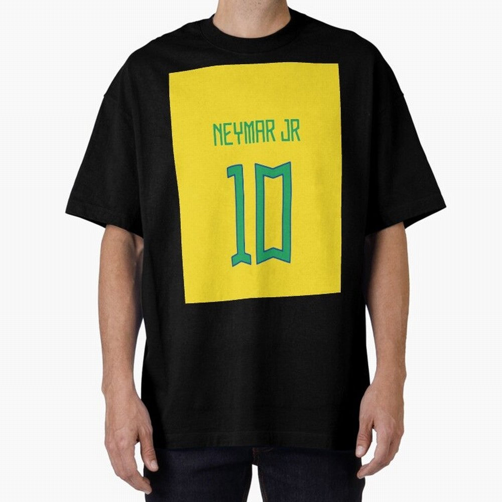 Neymar - Brazil 2022 Graphic T-Shirt Honor Football Greatness during FIFA World Cup 2026 Spirit, Inspired by England, France and Netherlands, CR7, Champion Mindset, Group Stage Buzz, Knockout Tension and Passionate Fan Culture; Great for Supporters
