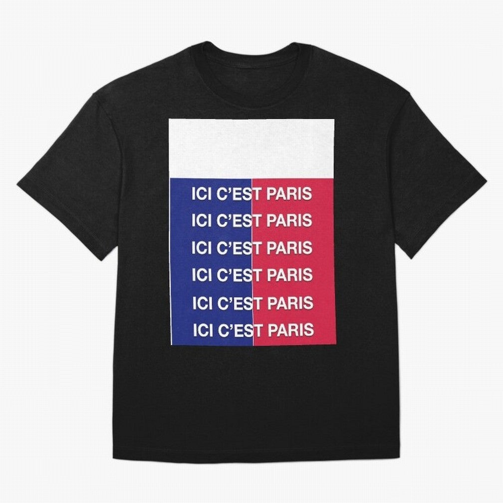 ICI C'EST PARIS Graphic T-Shirt Make Game Day About FIFA World Cup 2026 Spirit, Highlighting Argentina and Brazil, Cristiano Ronaldo, Tournament Hype, Historic Matchups, Family Viewing Parties and Global Sports Pride; Made for Collectors Who Enjoy