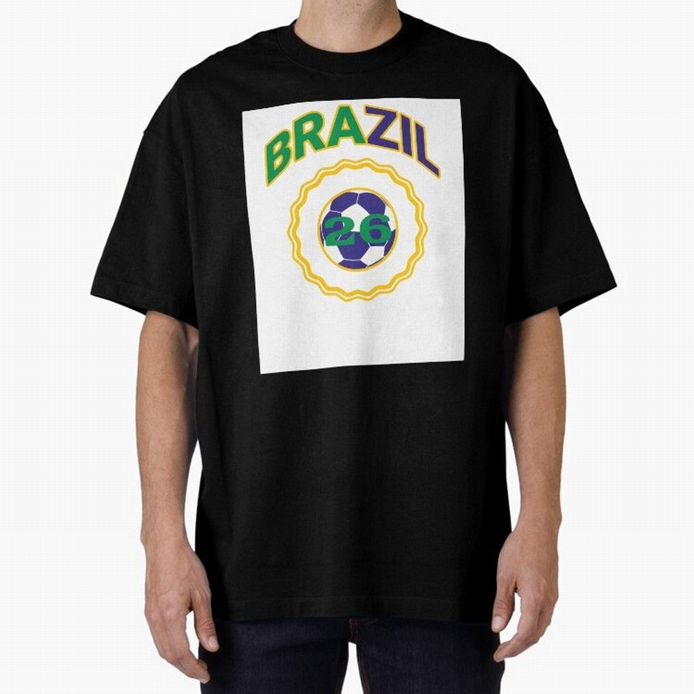 brazil 2026 world cup soccer badge Premium T-Shirt Capture Stadium Memories from the FIFA World Cup 2026 Group Stage Journey through Cristiano Ronaldo Highlights, France and Portugal Pride, Soccer Culture, Superstar Moments, National Team Dreams
