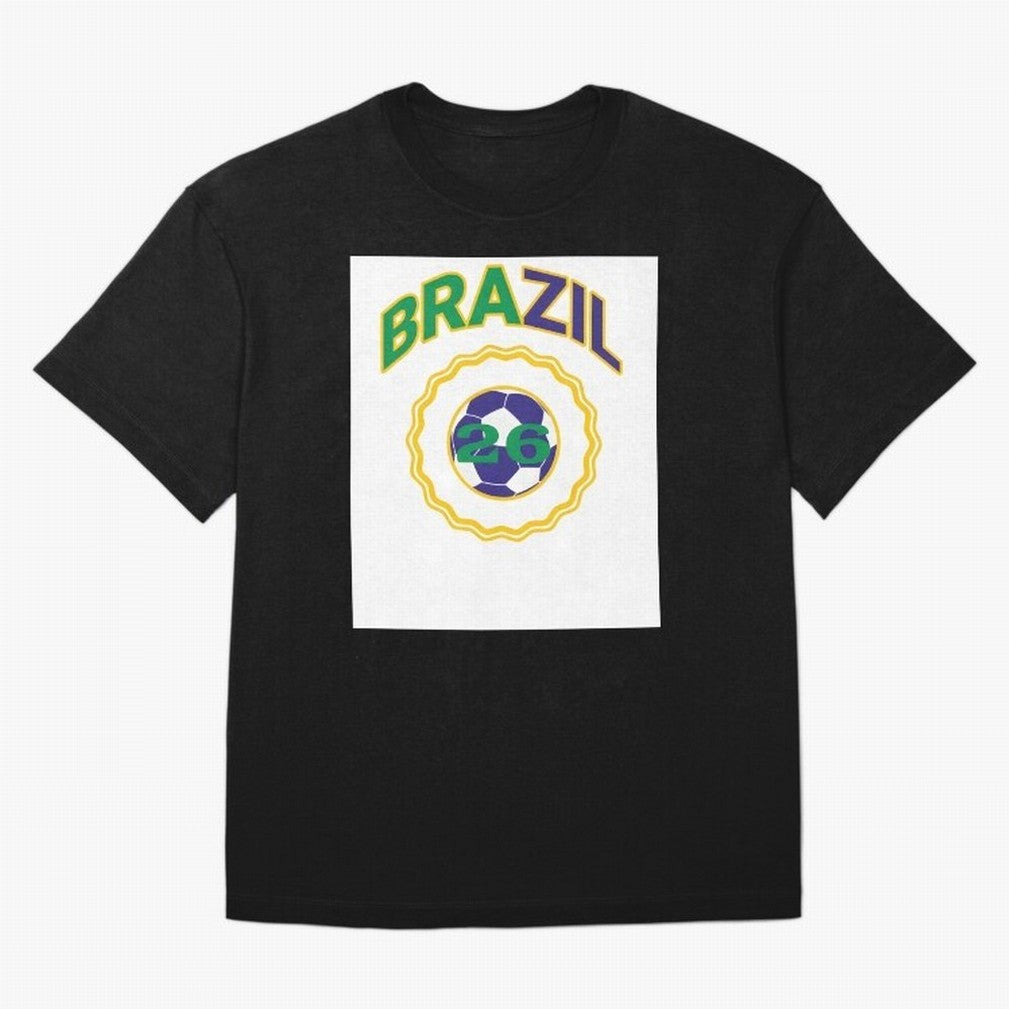 brazil 2026 world cup soccer badge Premium T-Shirt Capture Stadium Memories from the FIFA World Cup 2026 Group Stage Journey through Cristiano Ronaldo Highlights, France and Portugal Pride, Soccer Culture, Superstar Moments, National Team Dreams