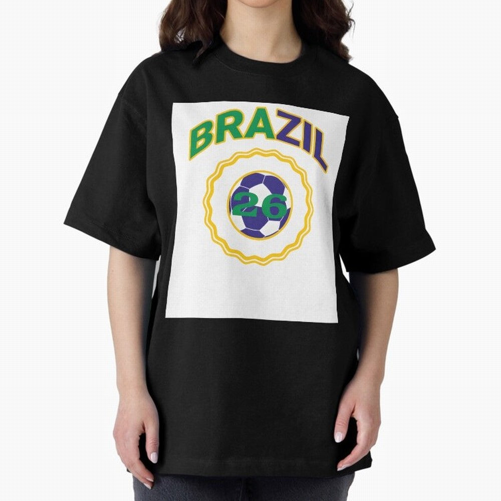 brazil 2026 world cup soccer badge Premium T-Shirt Capture Stadium Memories from the FIFA World Cup 2026 Group Stage Journey through Cristiano Ronaldo Highlights, France and Portugal Pride, Soccer Culture, Superstar Moments, National Team Dreams