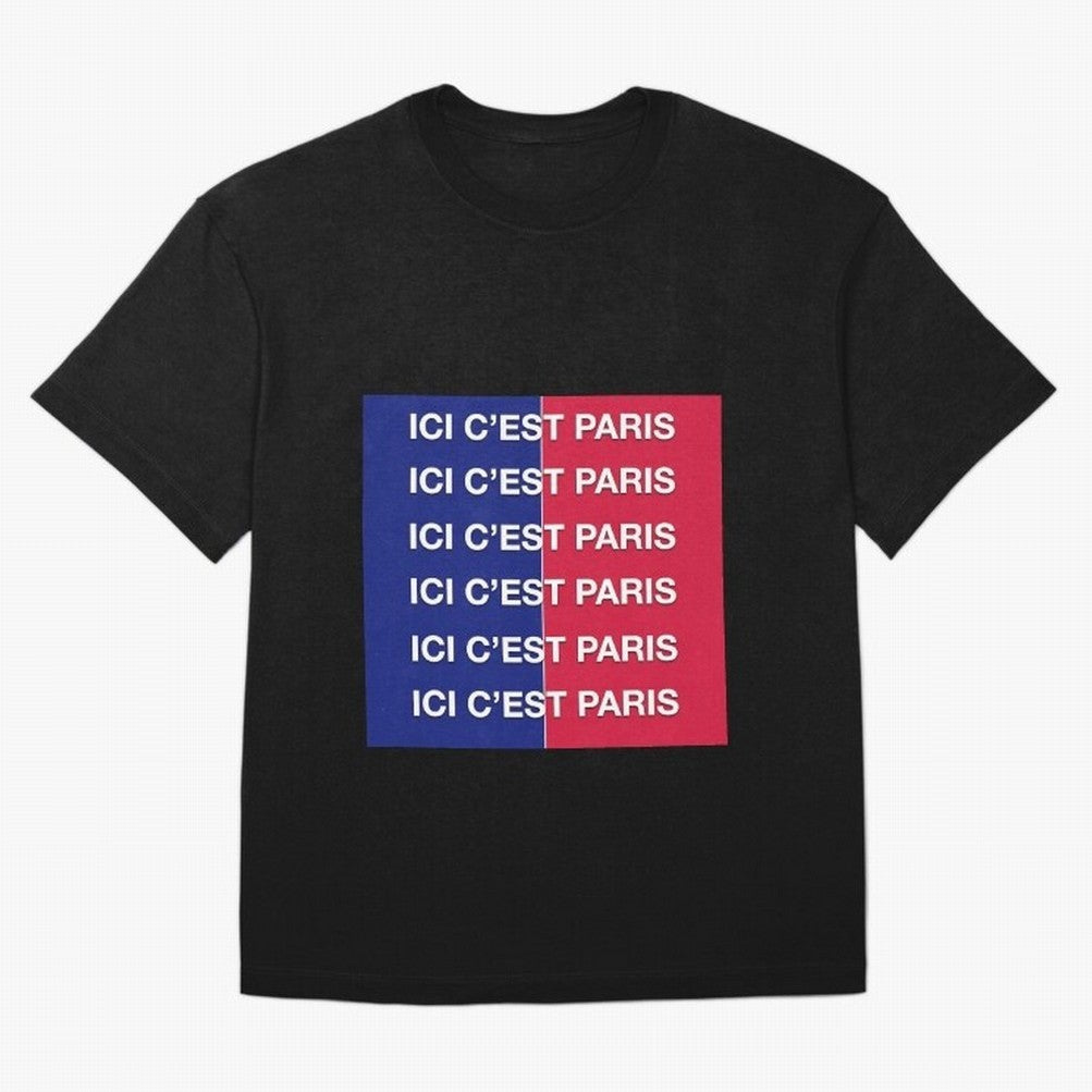 ICI C'EST PARIS Premium T-Shirt Show Up for the Glory of FIFA World Cup 2026 for Fans of Messi and Cristiano Ronaldo and Brazil, Portugal and Argentina, Bringing Football Passion, Legendary Performances, Festival Vibes and Supporter Community;