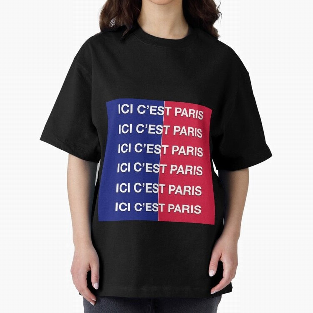 ICI C'EST PARIS Premium T-Shirt Show Up for the Glory of FIFA World Cup 2026 for Fans of Messi and Cristiano Ronaldo and Brazil, Portugal and Argentina, Bringing Football Passion, Legendary Performances, Festival Vibes and Supporter Community;