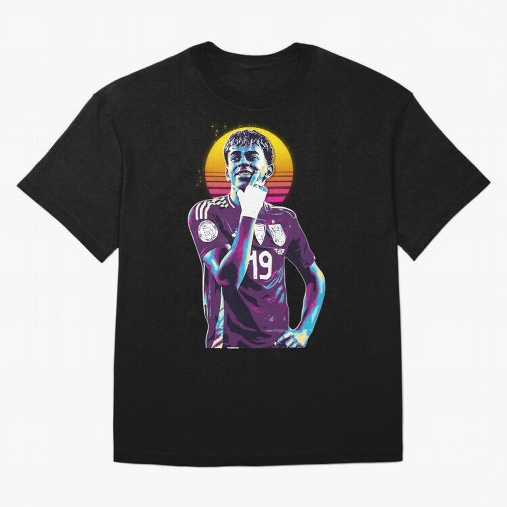 Lamine Yamal celebration Classic T-Shirt Get Ready for Global Football Passion for FIFA World Cup 2026 Group Stage, with Haaland and Mbappe, England and Germany, Retro Football Energy, Iconic Rivalries, Trophy Chase Drama and Stadium Atmosphere;