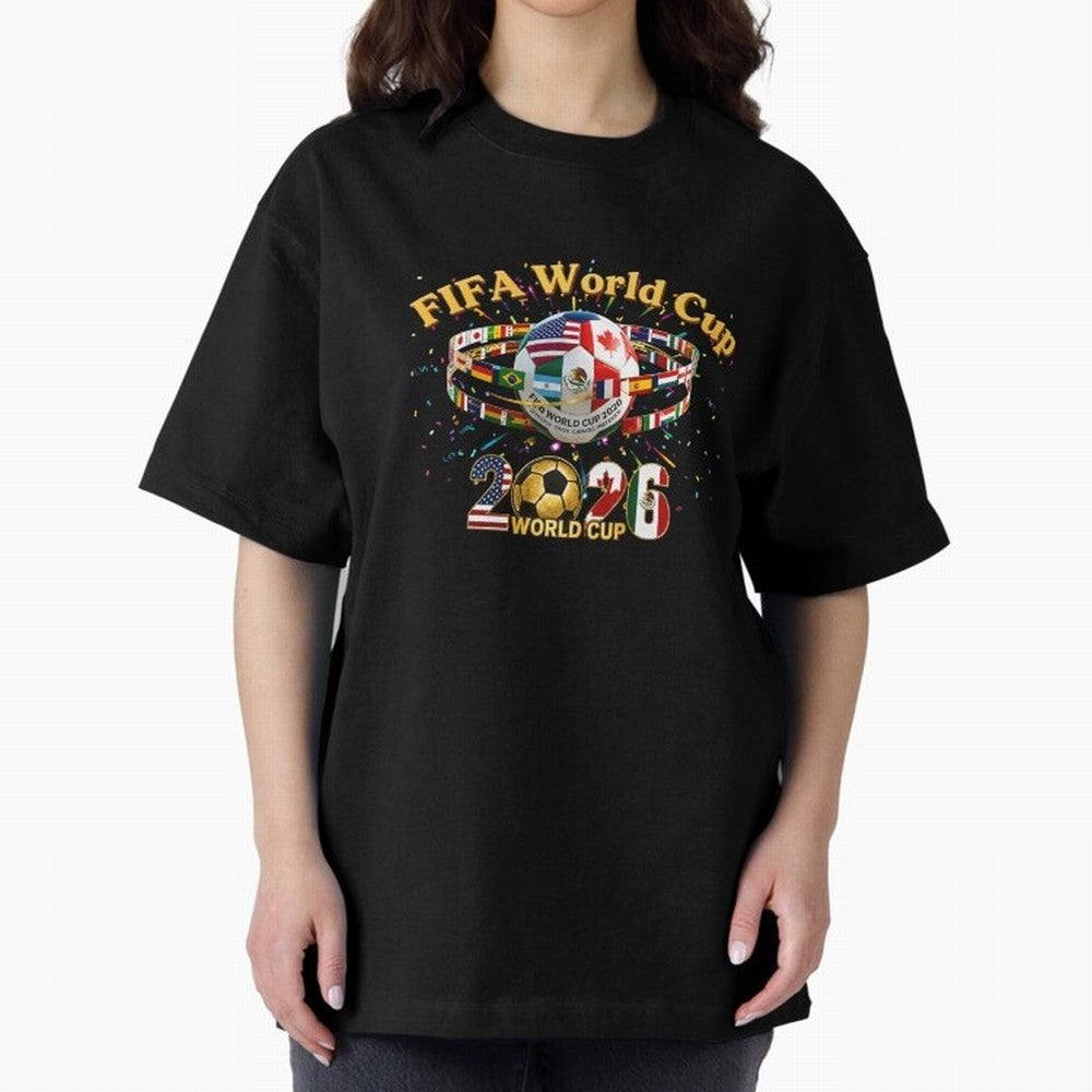2026 World Cup Soccer World Flags Stadium Graphic Classic T-Shirt Bring Home FIFA World Cup 2026 USA Canada Mexico Spirit, Inspired by Brazil, Neymar, Stadium Chants, National Pride, Trophy Dreams and Unforgettable Football Memories; Made for Die