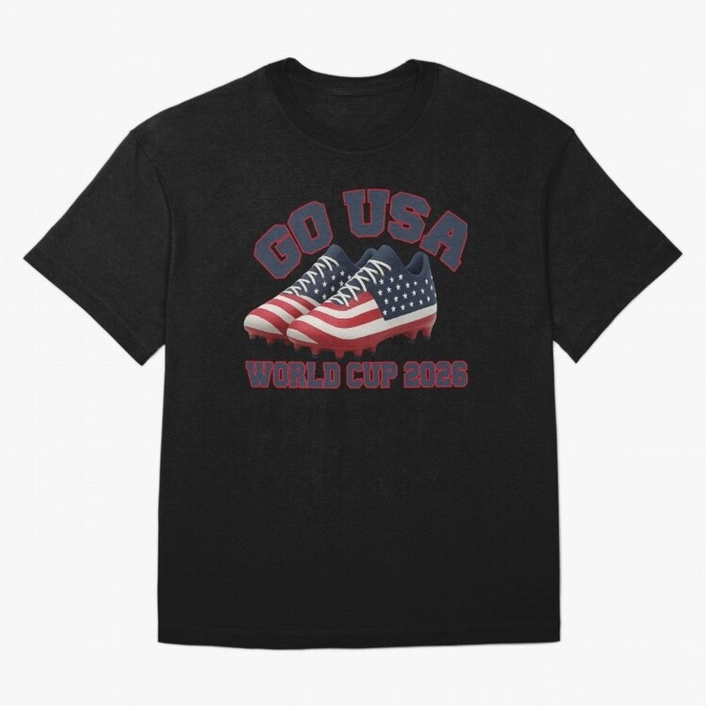 Go USA!. USA 2026, World Cup 2026, World Cup soccer, USA Soccer, USA Men Classic T-Shirt Carry the Colors and Pride of Global Football Passion for FIFA World Cup 2026 USA Canada Mexico, Highlighting Cristiano Ronaldo, Argentina, France and Brazil,