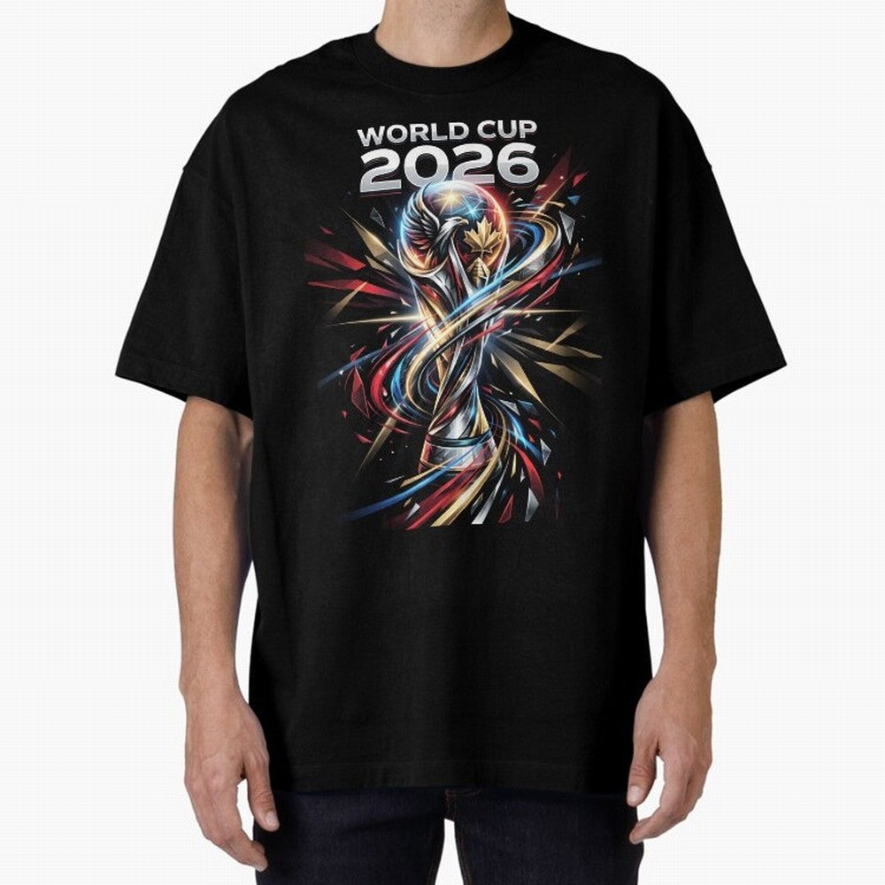 FIFA World Cup 2026 Classic T-Shirt Feel the Heartbeat of FIFA World Cup 2026 Group Stage Spirit, Capturing France and Portugal, Cristiano Ronaldo, Worldwide Fan Energy, Dramatic Goals, Stadium Lights and Championship Celebrations; Ideal for