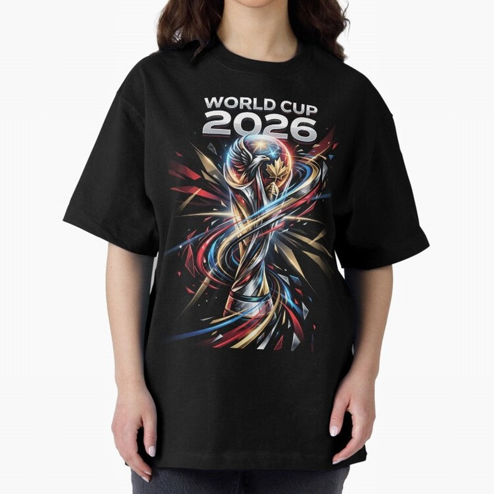 FIFA World Cup 2026 Classic T-Shirt Feel the Heartbeat of FIFA World Cup 2026 Group Stage Spirit, Capturing France and Portugal, Cristiano Ronaldo, Worldwide Fan Energy, Dramatic Goals, Stadium Lights and Championship Celebrations; Ideal for