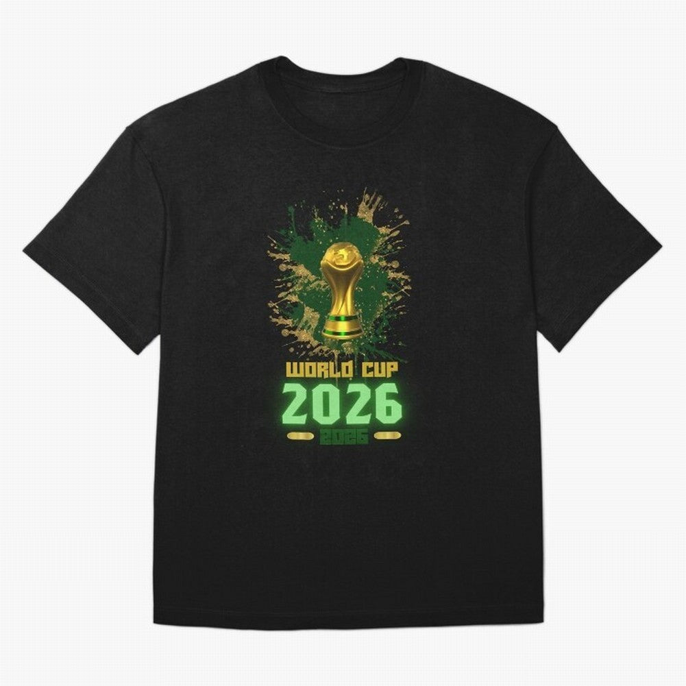 World Cup 2026 Soccer Tournament 2026 Classic T-Shirt Stand Out with Spirit from Global Football Passion for FIFA World Cup 2026 Group Stage, Connected to Neymar, France and Portugal, Match Day Excitement, Supporter Culture, Golden Goals and Global