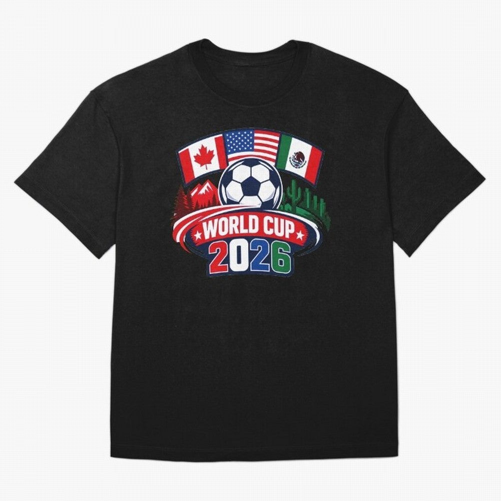 2026 FIFA World Cup Classic T-Shirt Support Iconic Players in FIFA World Cup 2026 Group Stage Celebrating Mbappe and Neymar, Argentina, France and Brazil Energy, Goal Celebration Energy, Supporter Heritage, Football Icons and Worldwide Tournament