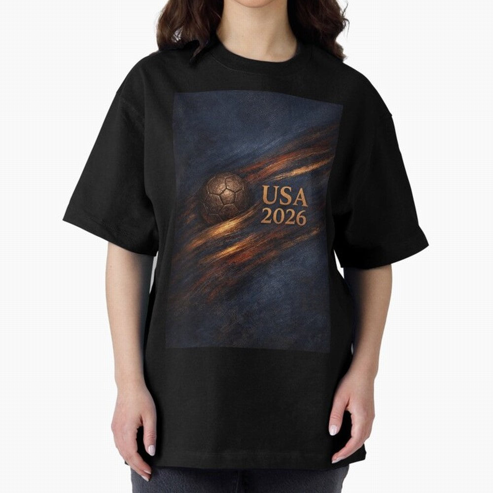 USA 2026 For Soccer Fans Inspired Design Classic T-Shirt Bring Retro Soccer Energy to the FIFA World Cup 2026 USA Canada Mexico Journey through Messi, CR7 and Mbappe Highlights, Portugal, Spain and Germany Pride, Stadium Memories, Football Loyalty,