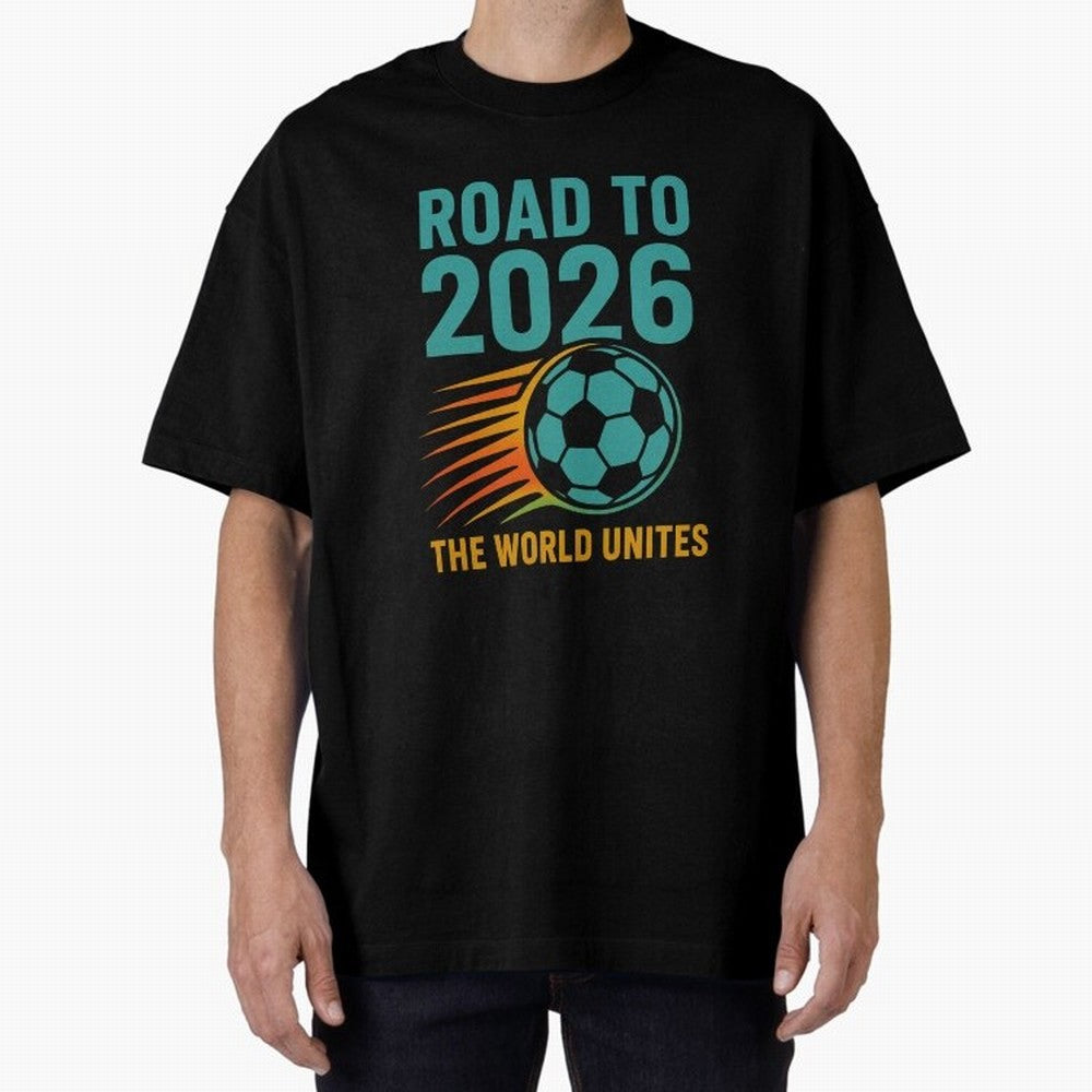 The World Unites Classic T-Shirt Bring Retro Soccer Energy to FIFA World Cup 2026 Group Stage Spirit, Highlighting Brazil, Messi, Neymar and Mbappe, Tournament Hype, Historic Matchups, Family Viewing Parties and Global Sports Pride; Ideal for