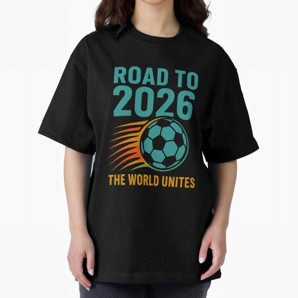 The World Unites Classic T-Shirt Bring Retro Soccer Energy to FIFA World Cup 2026 Group Stage Spirit, Highlighting Brazil, Messi, Neymar and Mbappe, Tournament Hype, Historic Matchups, Family Viewing Parties and Global Sports Pride; Ideal for