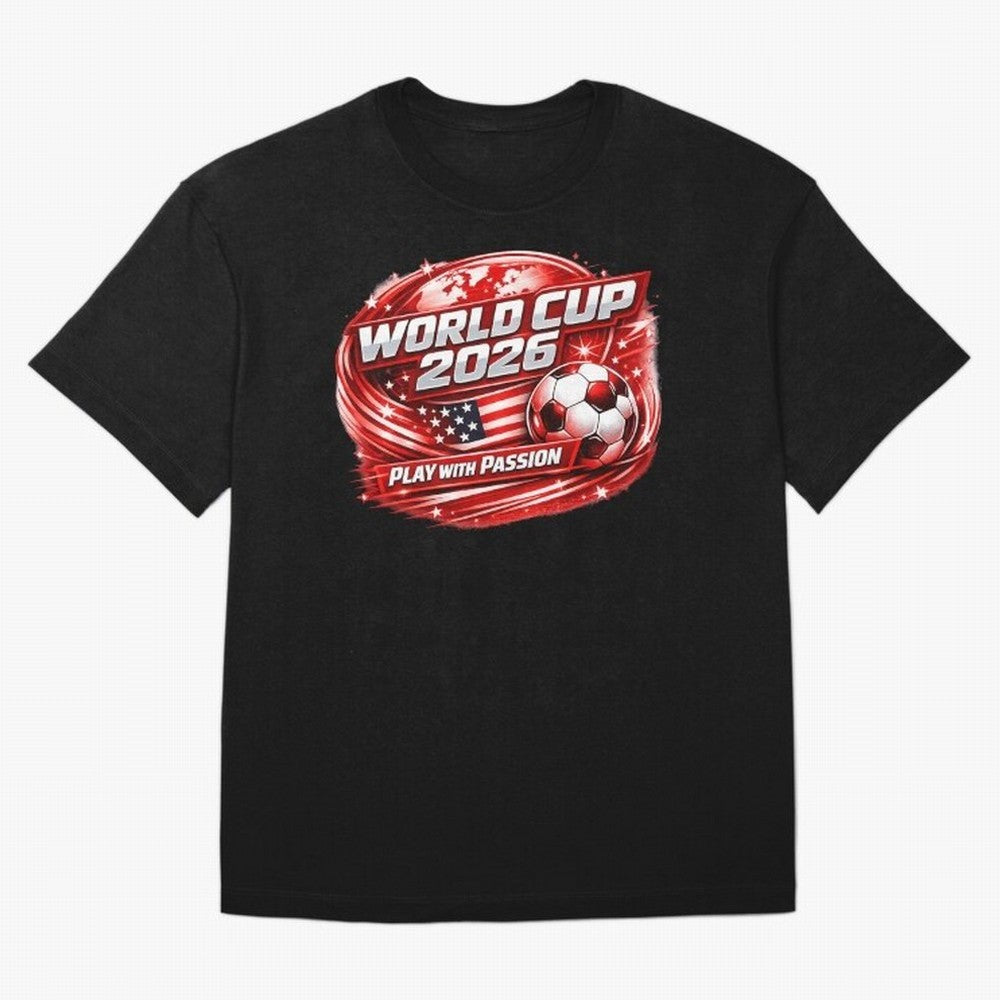 World Cup 2026 Classic T-Shirt Make Your Look Match Match Day Hype around FIFA World Cup 2026 Group Stage, Cristiano Ronaldo, Brazil, Portugal and Argentina, Soccer Culture, Superstar Moments, National Team Dreams and Competitive Fire; Made for Die