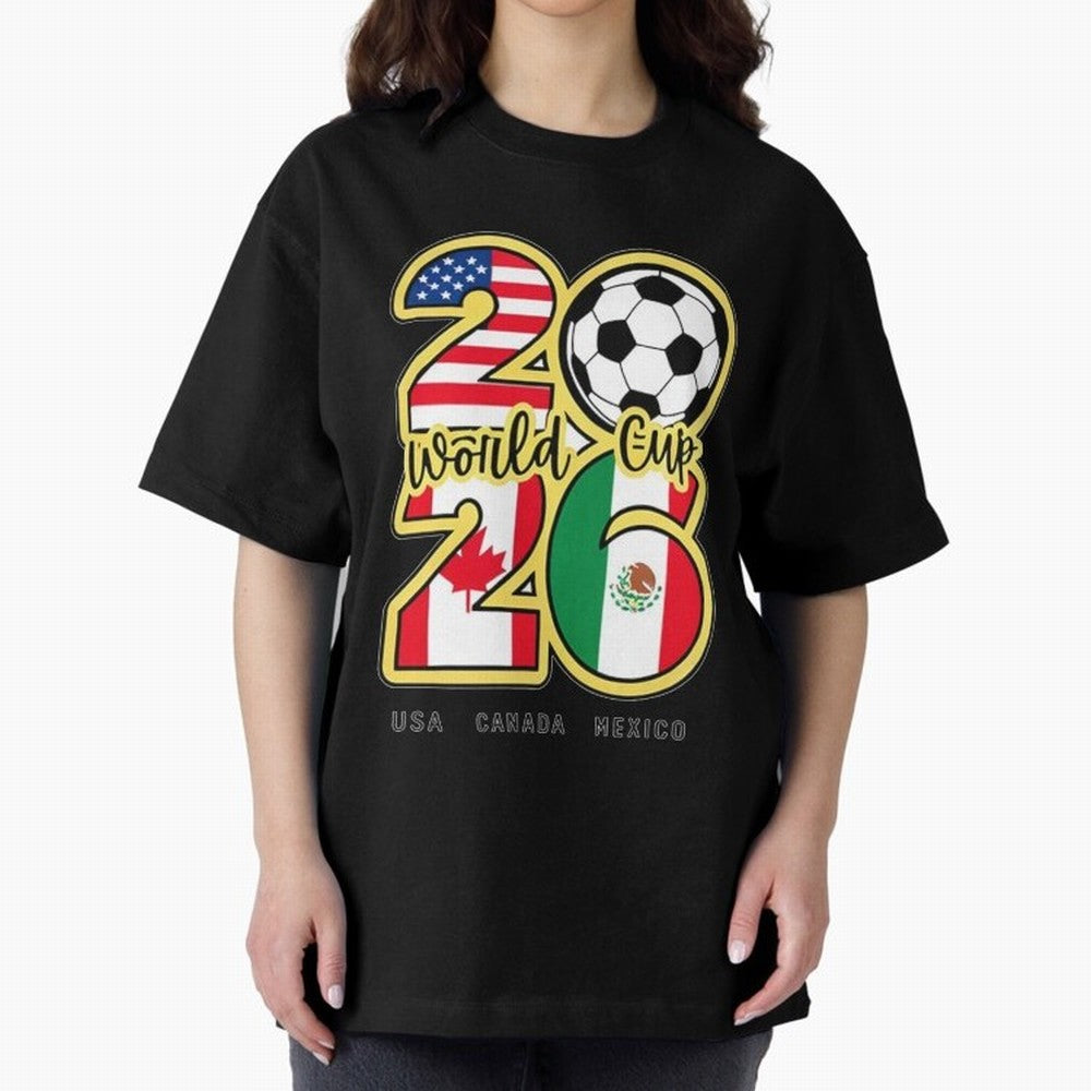 World Cup 2026, Usa Canada Mexico Football Classic T-Shirt Honor Football Greatness during the FIFA World Cup 2026 Journey through Cristiano Ronaldo, Haaland and CR7 Highlights, Portugal, Spain and Germany Pride, Sports Nostalgia, International