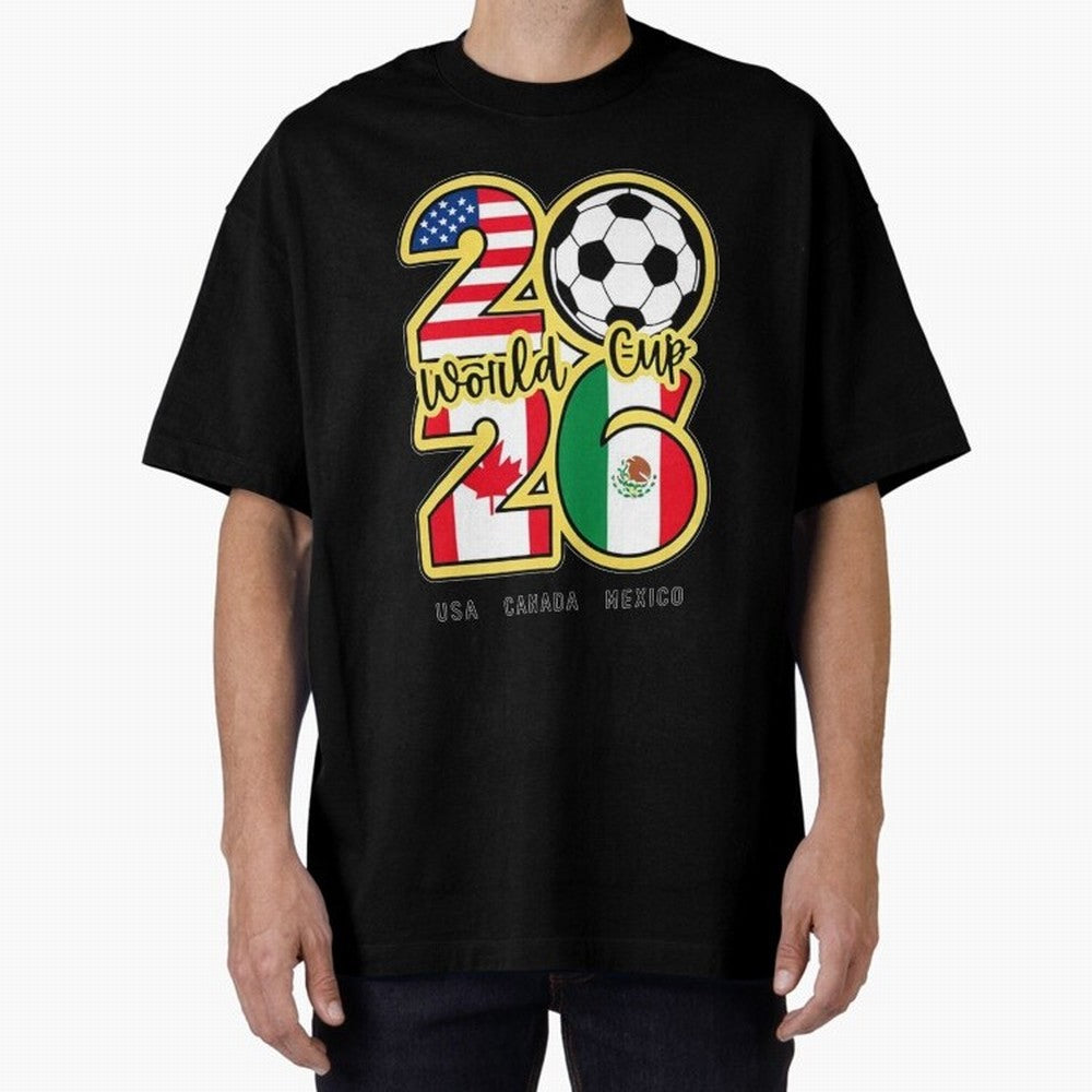 World Cup 2026, Usa Canada Mexico Football Classic T-Shirt Honor Football Greatness during the FIFA World Cup 2026 Journey through Cristiano Ronaldo, Haaland and CR7 Highlights, Portugal, Spain and Germany Pride, Sports Nostalgia, International