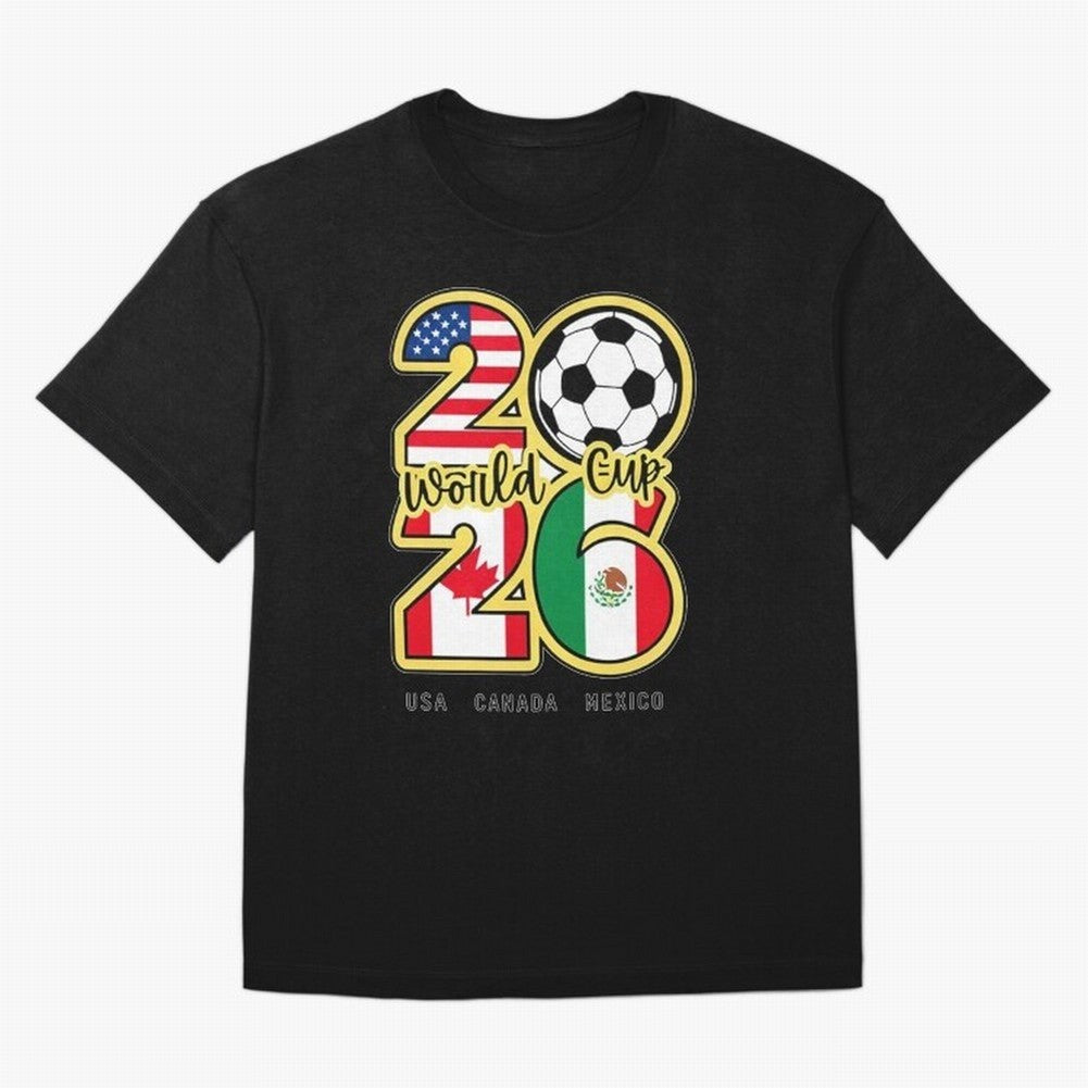 World Cup 2026, Usa Canada Mexico Football Classic T-Shirt Honor Football Greatness during the FIFA World Cup 2026 Journey through Cristiano Ronaldo, Haaland and CR7 Highlights, Portugal, Spain and Germany Pride, Sports Nostalgia, International