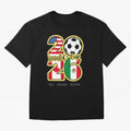 World Cup 2026, Usa Canada Mexico Football Classic T-Shirt Honor Football Greatness during the FIFA World Cup 2026 Journey through Cristiano Ronaldo, Haaland and CR7 Highlights, Portugal, Spain and Germany Pride, Sports Nostalgia, International