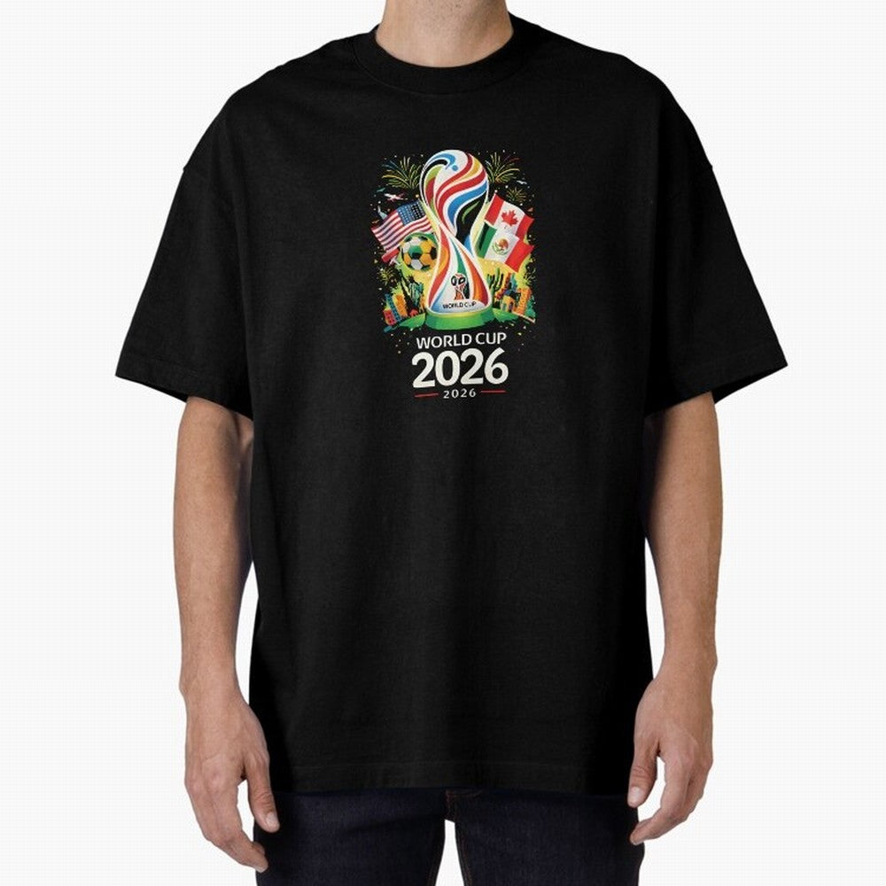 World Cup 2026 Soccer Tournament T-Shirt_87289249 Classic T-Shirt Follow Every Goal of FIFA World Cup 2026 Spirit, Capturing Spain, Messi, CR7 and Mbappe, Football Passion, Legendary Performances, Festival Vibes and Supporter Community; Ideal for