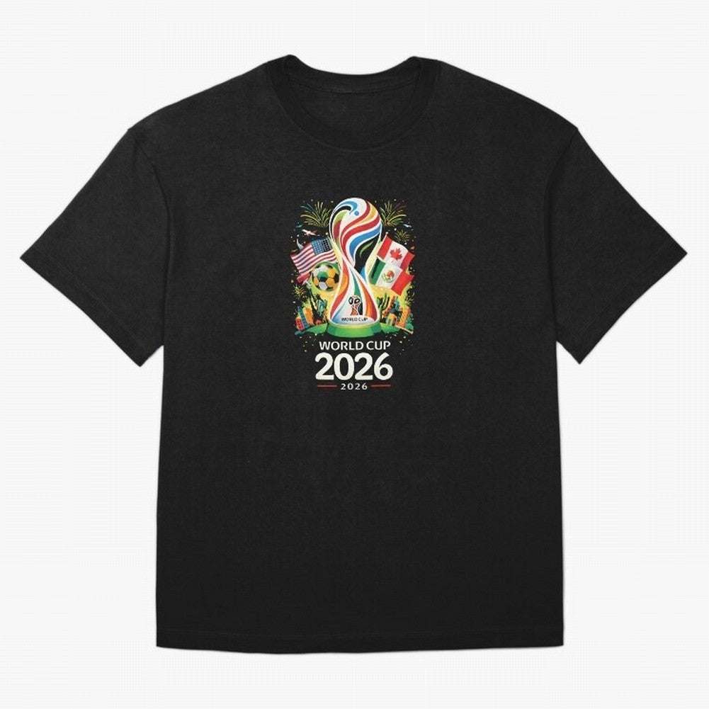 World Cup 2026 Soccer Tournament T-Shirt_87289249 Classic T-Shirt Follow Every Goal of FIFA World Cup 2026 Spirit, Capturing Spain, Messi, CR7 and Mbappe, Football Passion, Legendary Performances, Festival Vibes and Supporter Community; Ideal for