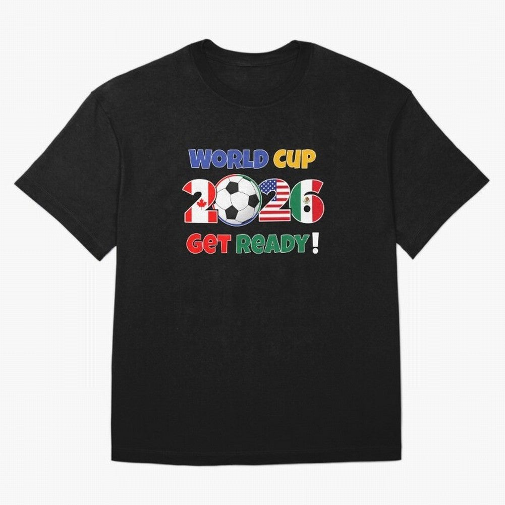 World Cup 2026, World Cup 2026, Soccer Fan Graphic, Football Lover Classic T-Shirt Bring Match Day Fire to FIFA World Cup 2026 Spirit, with Portugal, Mbappe, Vintage Soccer Flavor, Modern Football Stars, National Flags and Final Night Emotion;