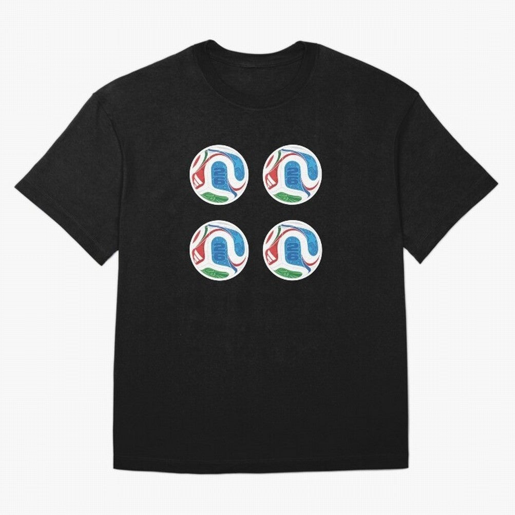 2026 World Soccer Ball Sticker Pack (4 pcs) Classic T-Shirt Celebrate Unforgettable Nights in FIFA World Cup 2026 USA Canada Mexico for Fans of Cristiano Ronaldo, Haaland and CR7 and England, France and Netherlands, Bringing Stadium Memories,