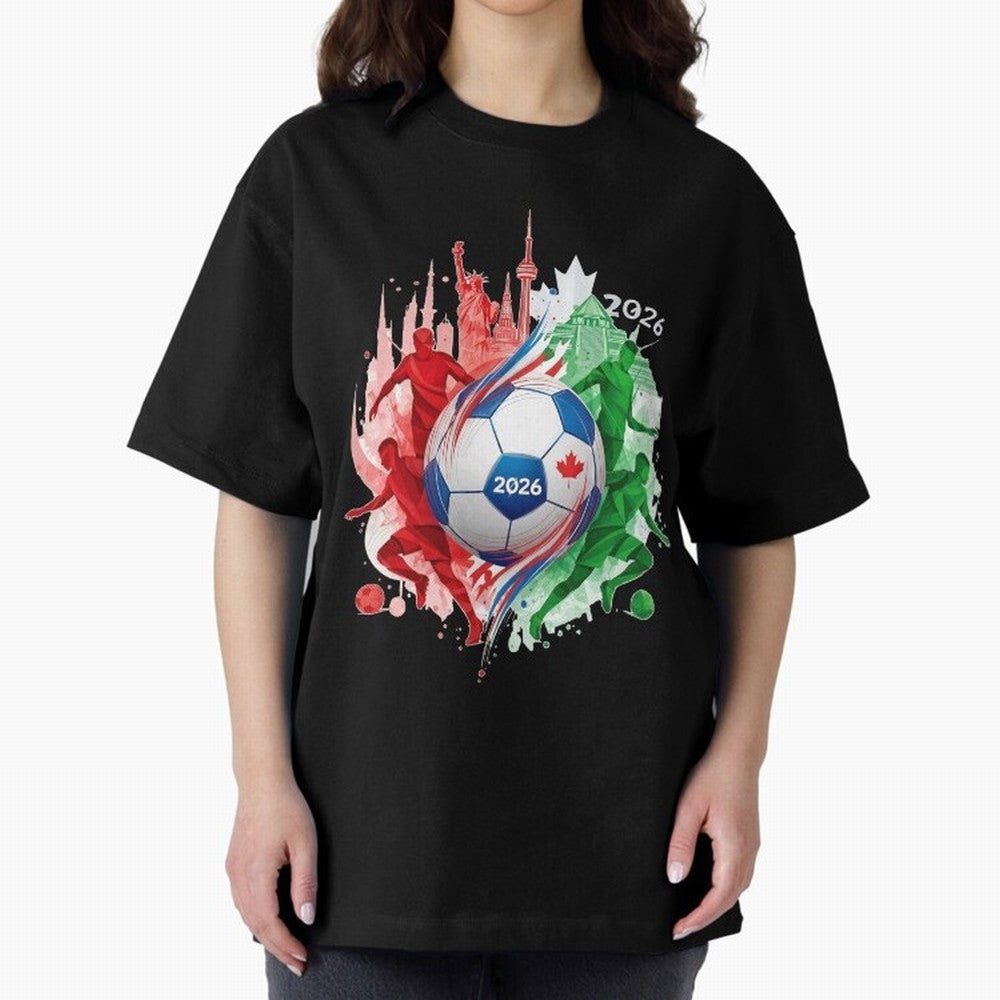 Internation Unity 2026 Classic T-Shirt Make Game Day About FIFA World Cup 2026 USA Canada Mexico for Fans of Mbappe and Neymar and Germany, Bringing Classic Soccer Heritage, Championship Pressure, Fan Loyalty and International Pride; Built for