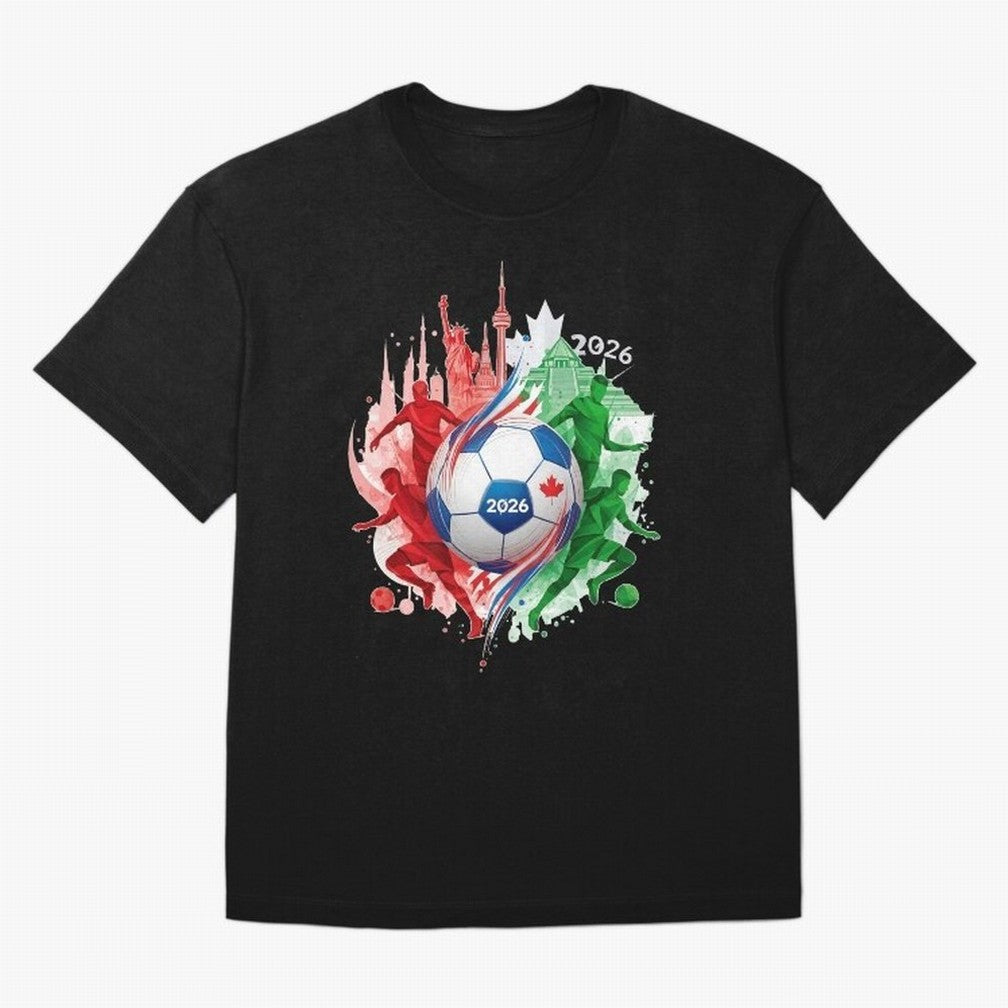 Internation Unity 2026 Classic T-Shirt Make Game Day About FIFA World Cup 2026 USA Canada Mexico for Fans of Mbappe and Neymar and Germany, Bringing Classic Soccer Heritage, Championship Pressure, Fan Loyalty and International Pride; Built for