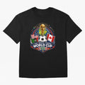 World Cup 2026 Sticker ¨C USA Mexico Canada Football Trophy Design Classic T-Shirt Celebrate Global Passion for FIFA World Cup 2026 USA Canada Mexico for Fans of Haaland and Mbappe and Germany, Bringing Champion Mindset, Group Stage Buzz, Knockout