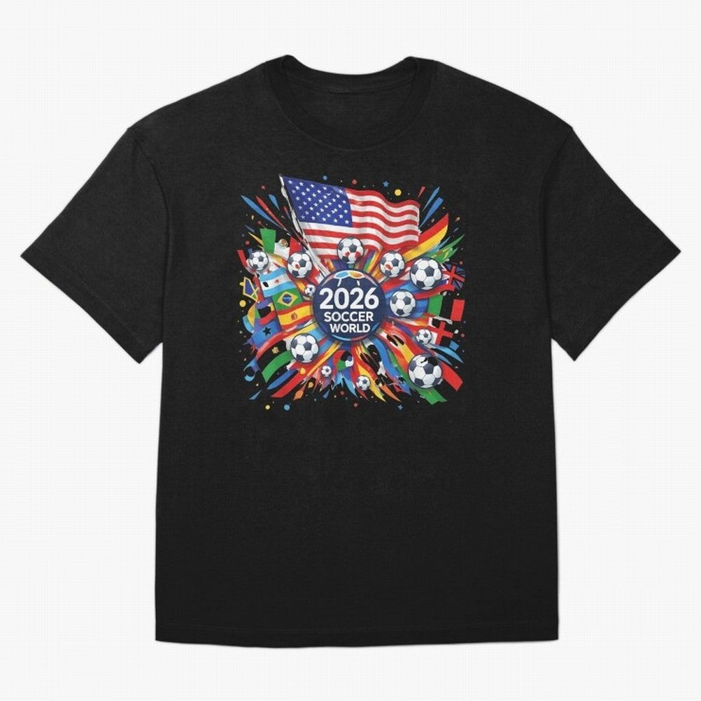 2026 Soccer World Cup United States Mexico Canada Football Championship Tournament Classic T-Shirt Share Match Day Hype around FIFA World Cup 2026 USA Canada Mexico, Mbappe and Neymar, Portugal, Spain and Germany, Game Day Rituals, Football