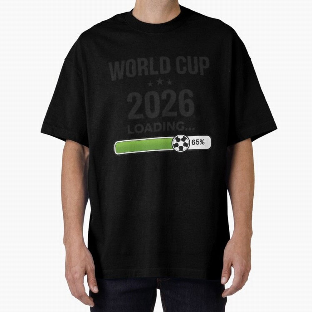 Copy of World Cup 2026 Loading Funny Football Shirt Soccer Fan Gift Classic T-Shirt Bring a Vintage Feel to Global Football Passion for FIFA World Cup 2026 Group Stage, Featuring Mbappe and Neymar, Brazil, Fan Favorite Moments, National Team