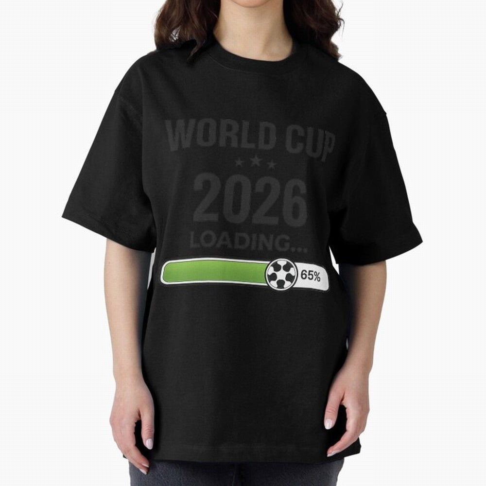 Copy of World Cup 2026 Loading Funny Football Shirt Soccer Fan Gift Classic T-Shirt Bring a Vintage Feel to Global Football Passion for FIFA World Cup 2026 Group Stage, Featuring Mbappe and Neymar, Brazil, Fan Favorite Moments, National Team