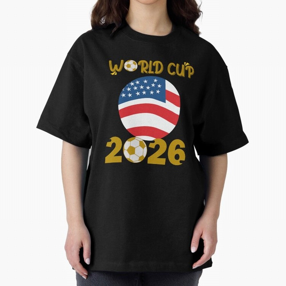 World Cup 2026 USA Soccer Design ¨C Football Fan Graphic T-Shirt Classic T-Shirt Make the Season About FIFA World Cup 2026 USA Canada Mexico Spirit, with Portugal, Spain and Germany, Cristiano Ronaldo, Haaland and CR7, Retro Football Energy, Iconic