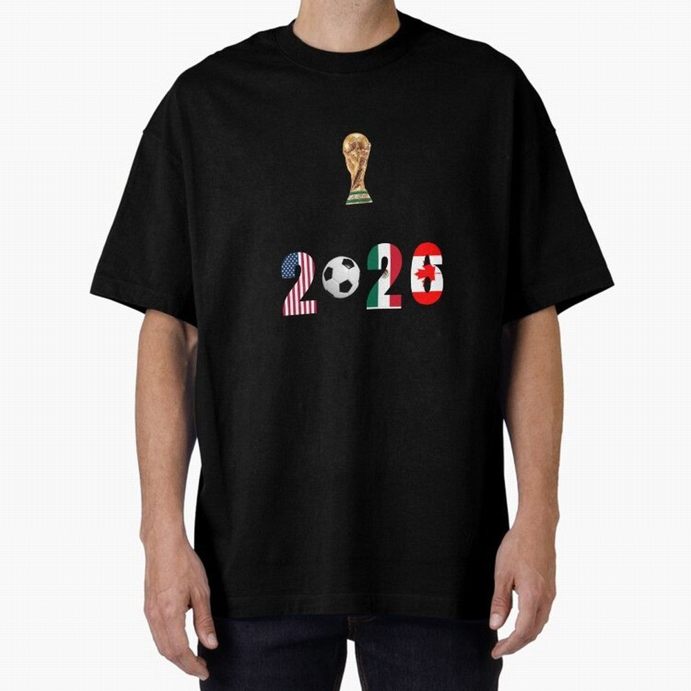 FIFA WORLD CUP Classic T-Shirt Treasure Global Football Passion for FIFA World Cup 2026 USA Canada Mexico, with CR7, Portugal, Spain and Germany, Supporter Pride, Iconic Celebrations, Legendary Names and Global Match Day Energy; Ideal for Fans Who