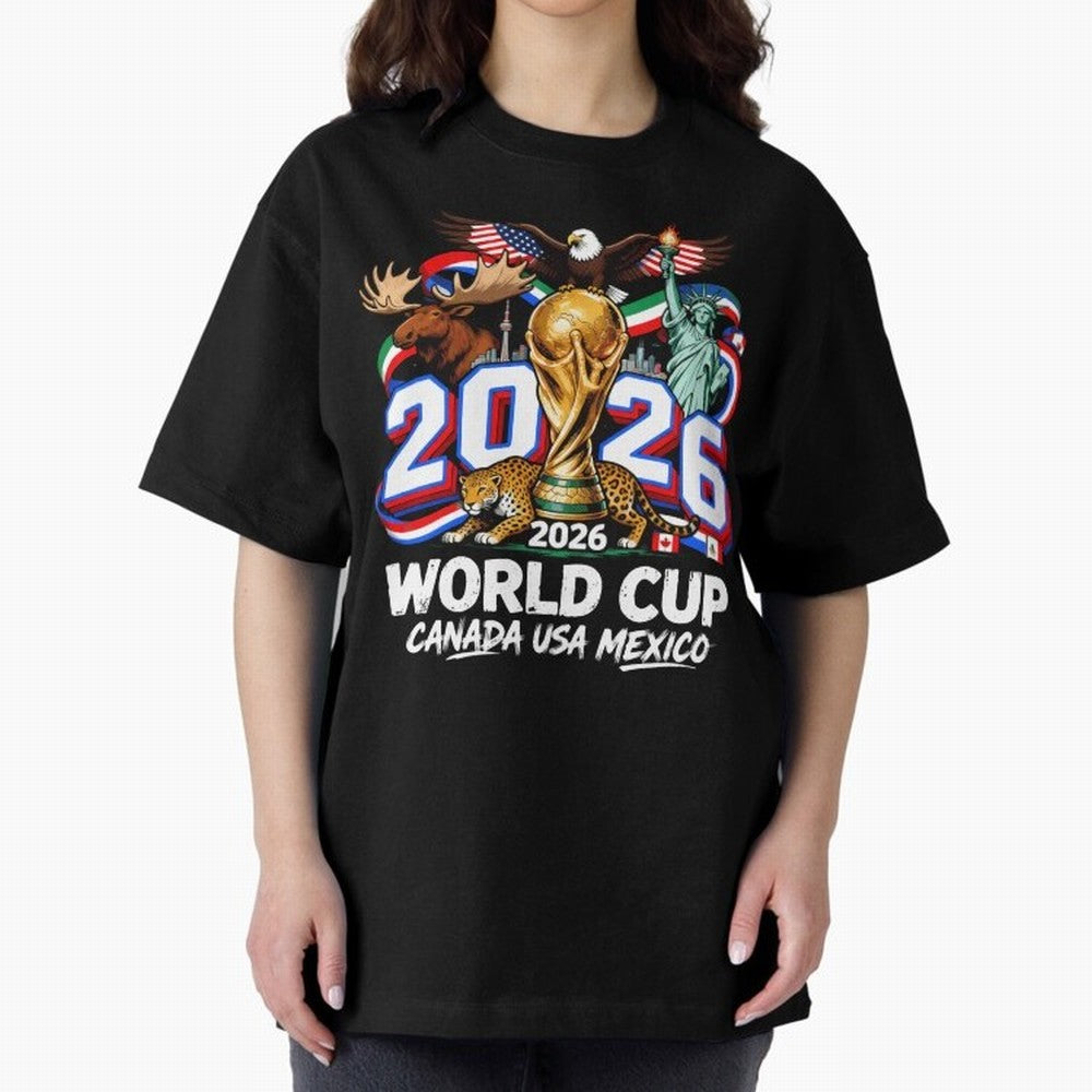 World Cup 2026 Soccer Fan USA Canada Mexico Classic T-Shirt Show Love for Legendary Goals in the FIFA World Cup 2026 Group Stage Journey through Messi Highlights, Portugal, Spain and Germany Pride, Soccer Culture, Superstar Moments, National Team