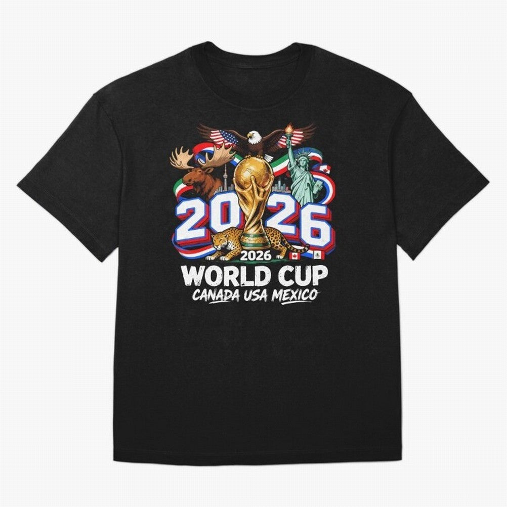 World Cup 2026 Soccer Fan USA Canada Mexico Classic T-Shirt Show Love for Legendary Goals in the FIFA World Cup 2026 Group Stage Journey through Messi Highlights, Portugal, Spain and Germany Pride, Soccer Culture, Superstar Moments, National Team
