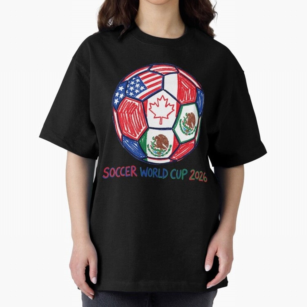 soccer world cup 2026 Classic T-Shirt Show Love for Legendary Goals in the FIFA World Cup 2026 Group Stage Journey through Messi, CR7 and Mbappe Highlights, Argentina and Brazil Pride, Worldwide Fan Energy, Dramatic Goals, Stadium Lights and